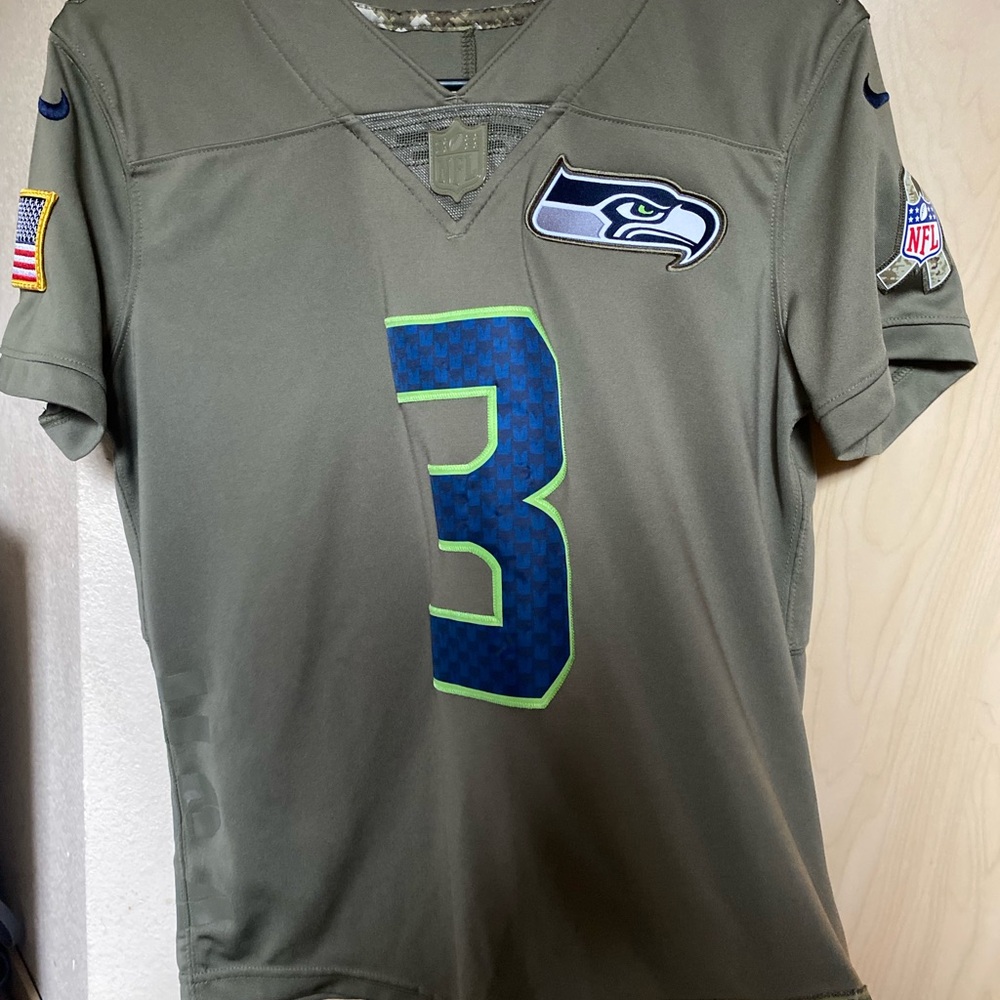 NFL Olive Green Seattle Seahawks Jersey
